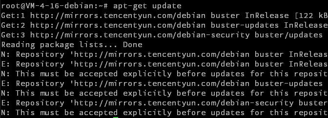 apt-get update 报错