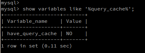 msyql query_cache